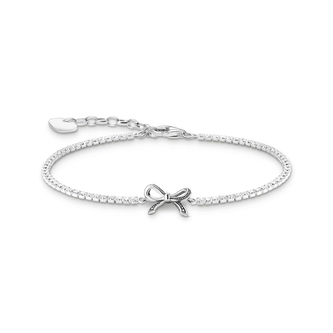 Bow bracelet with white zirconia  | THOMAS SABO Australia