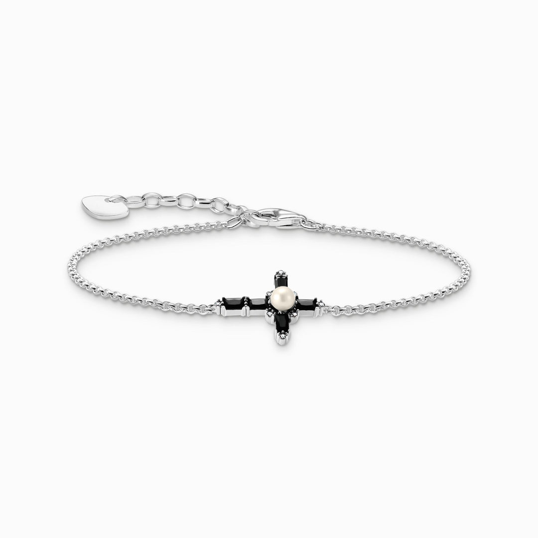Romance Bracelet Black Cross