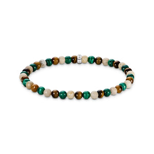 Bracelet with earth and green beads | THOMAS SABO Australia