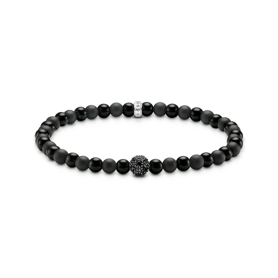 Talisman Bracelet with Obsidian Matte | THOMAS SABO Australia