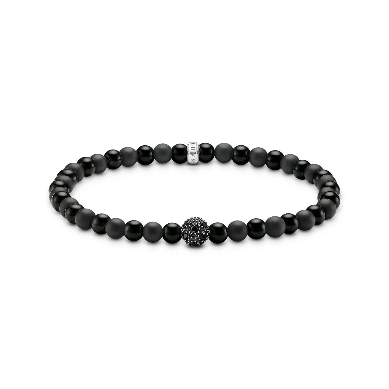 Talisman Bracelet with Obsidian Matte | THOMAS SABO Australia