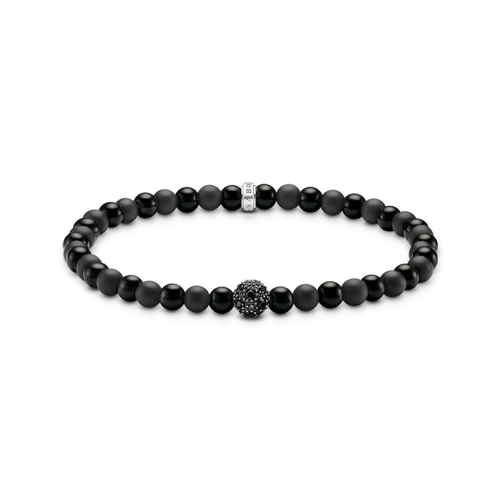 Talisman Bracelet with Obsidian Matte | THOMAS SABO Australia