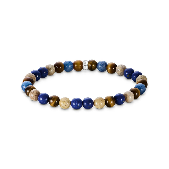 Earth and blue beads bracelet | THOMAS SABO Australia
