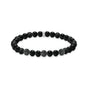 Obsidian bracelet with three zirconia beads | THOMAS SABO Australia
