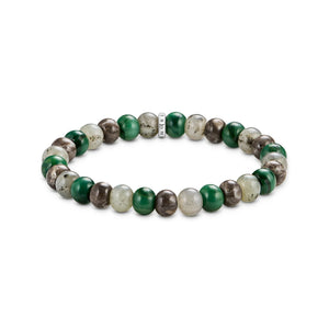 Jasper, jade, labradorite beaded bracelet | THOMAS SABO Australia