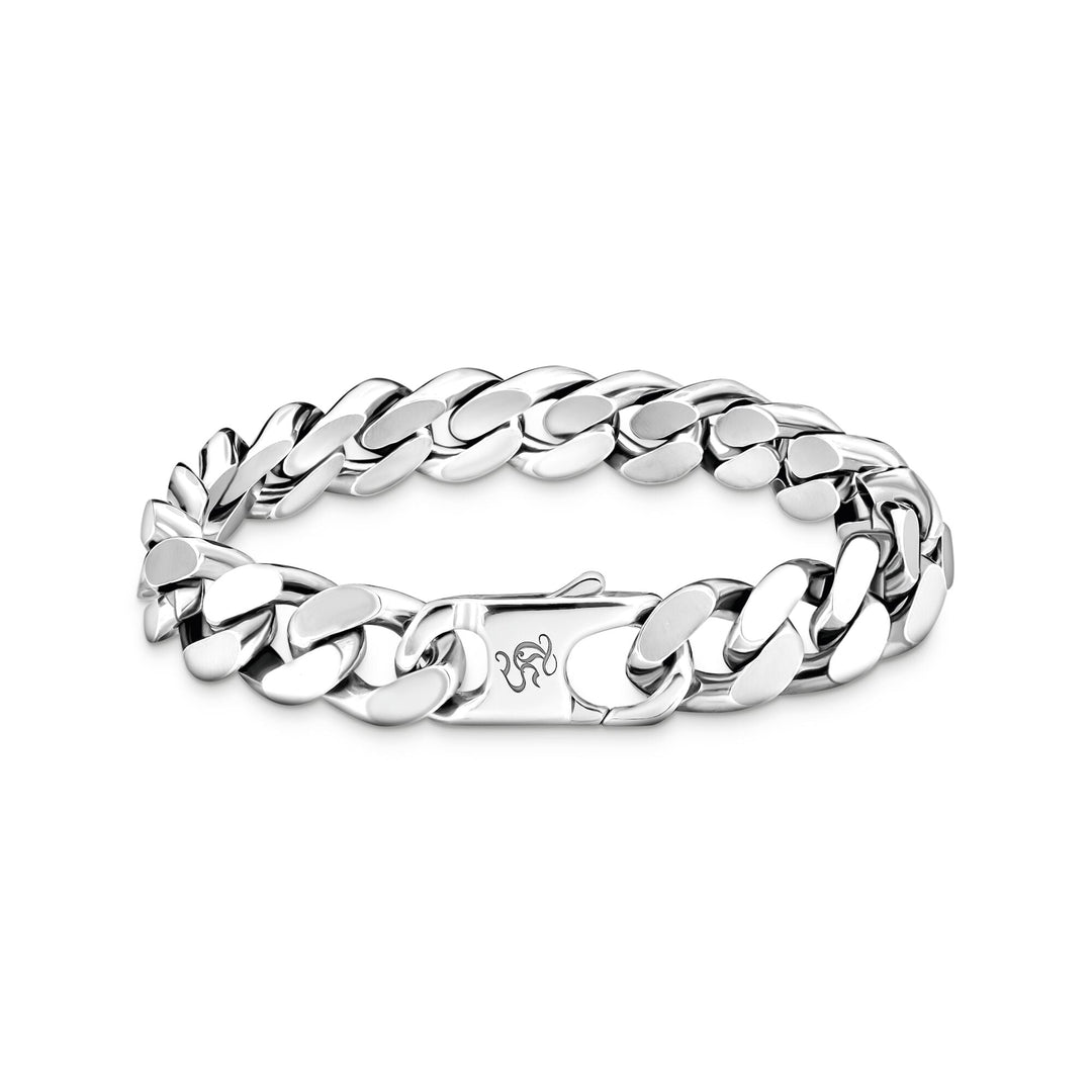 Wide silver armoured bracelet | THOMAS SABO Australia