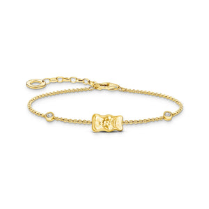 Bracelet with Gold HARIBO goldbear and zirconia | THOMAS SABO Australia