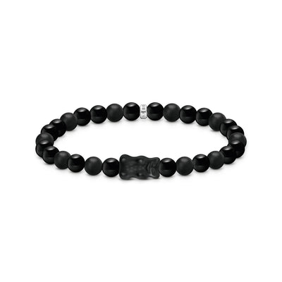 bead bracelet with black goldbear | THOMAS SABO Australia