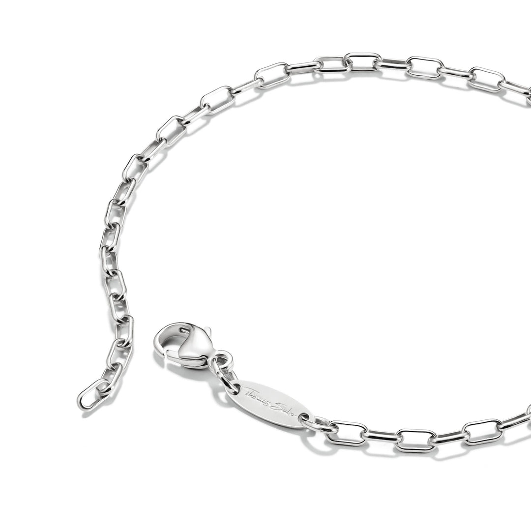 Charm bracelet paperclip Silver