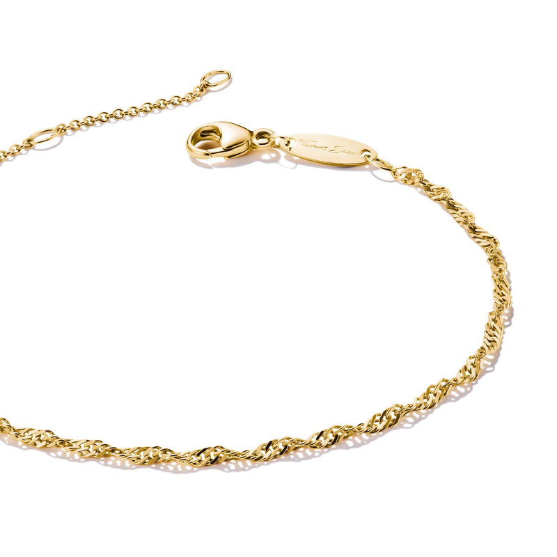 Charm bracelet Singapore design Gold