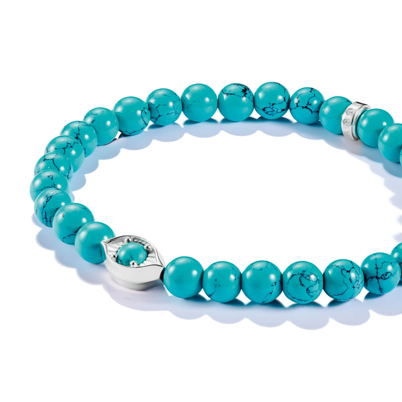 Turquoise Eye Bead Bracelet Elyndra