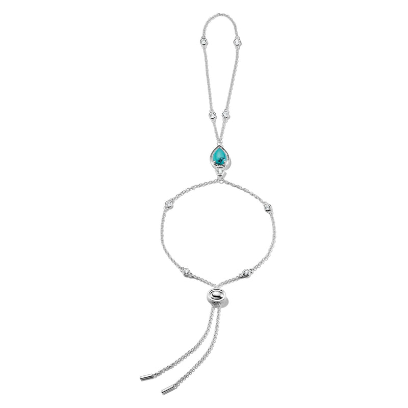 Bracelet with Turquoise Stone Elyndra | THOMAS SABO Australia