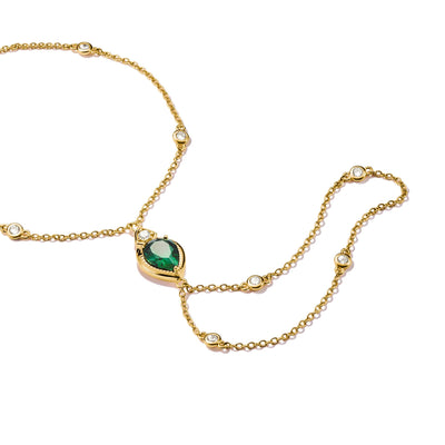 Bracelet with Green Stone Elyndra