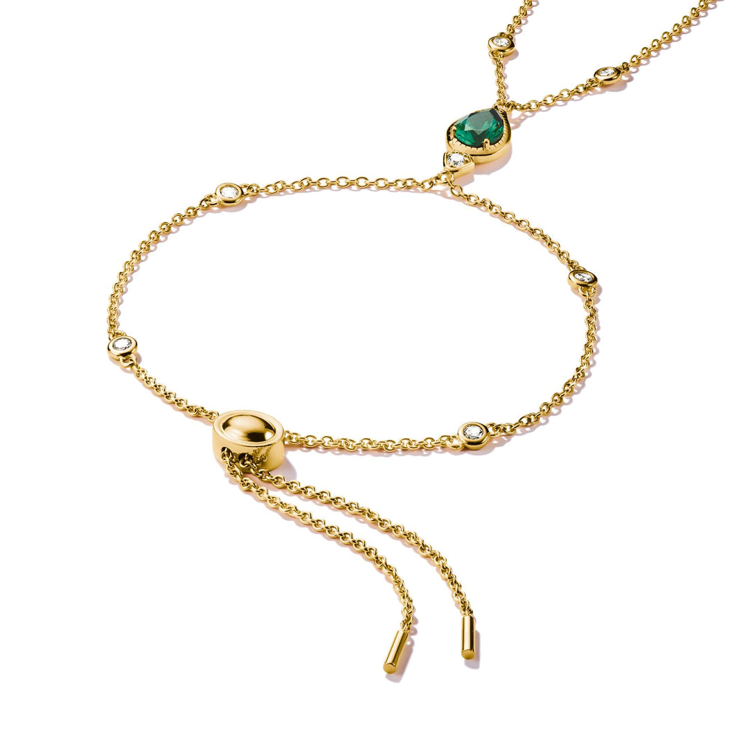Bracelet with Green Stone Elyndra