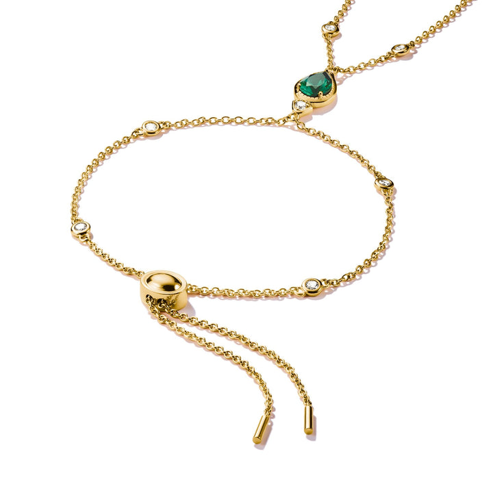 Bracelet with Green Stone Elyndra