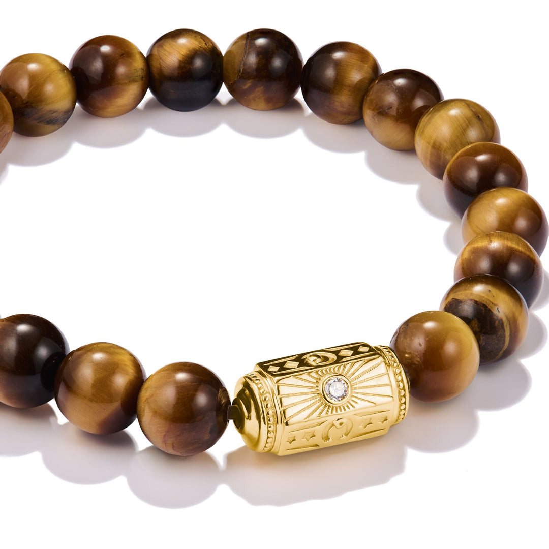 Bead Bracelet with Tiger’s Eye