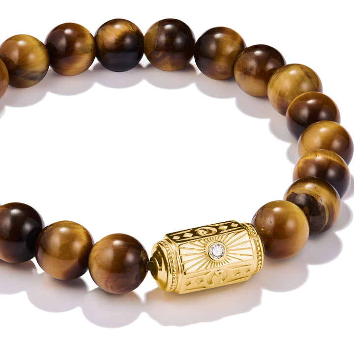 Bead Bracelet with Tiger’s Eye