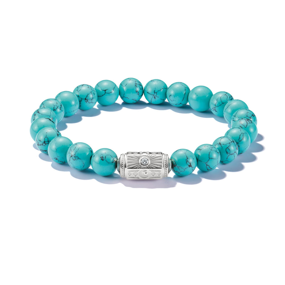 Bracelet with imitated Turquoise Beads | THOMAS SABO Australia