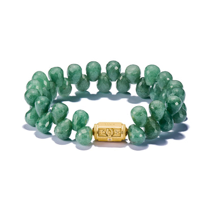 Green Bead Bracelet Two-Row | THOMAS SABO Australia