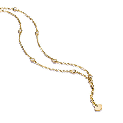 Bracelet with Zirconia Double-Row