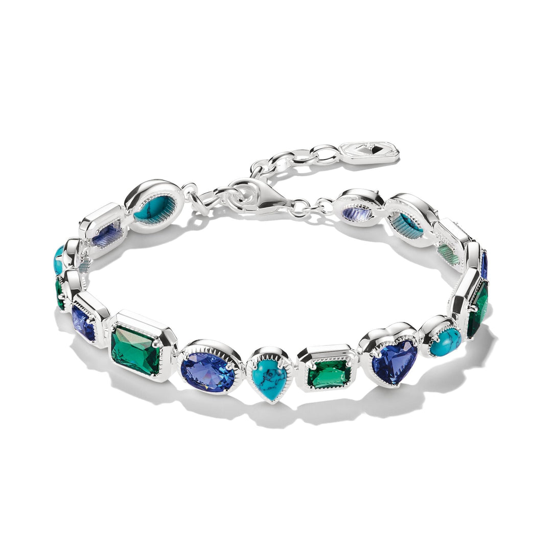 Bracelet with Blue-Green Stones Elyndra | THOMAS SABO Australia
