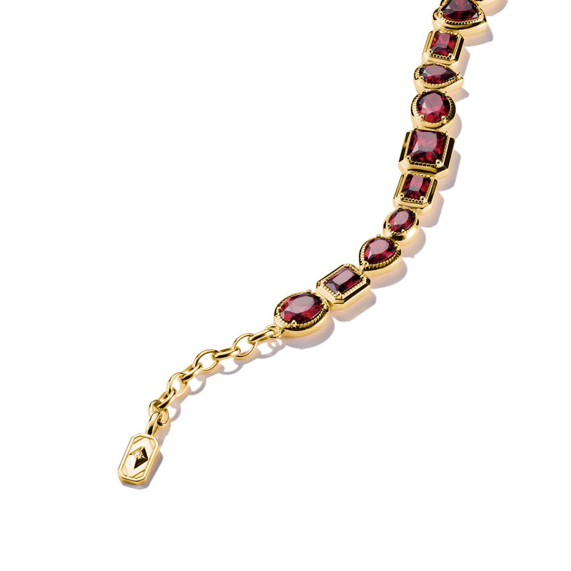 Bracelet with Red Zirconia Elyndra