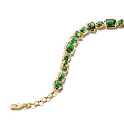 Bracelet with Green Stones Elyndra