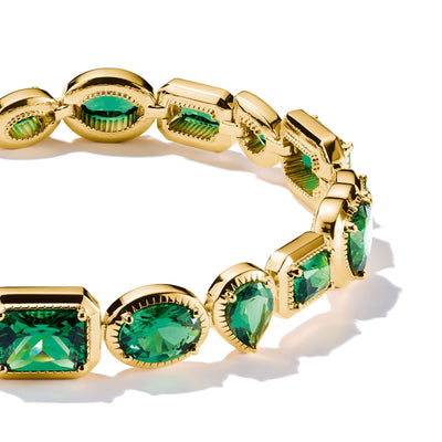 Bracelet with Green Stones Elyndra