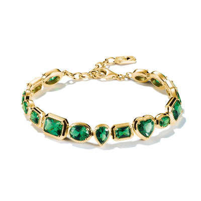Bracelet with Green Stones Elyndra | THOMAS SABO Australia