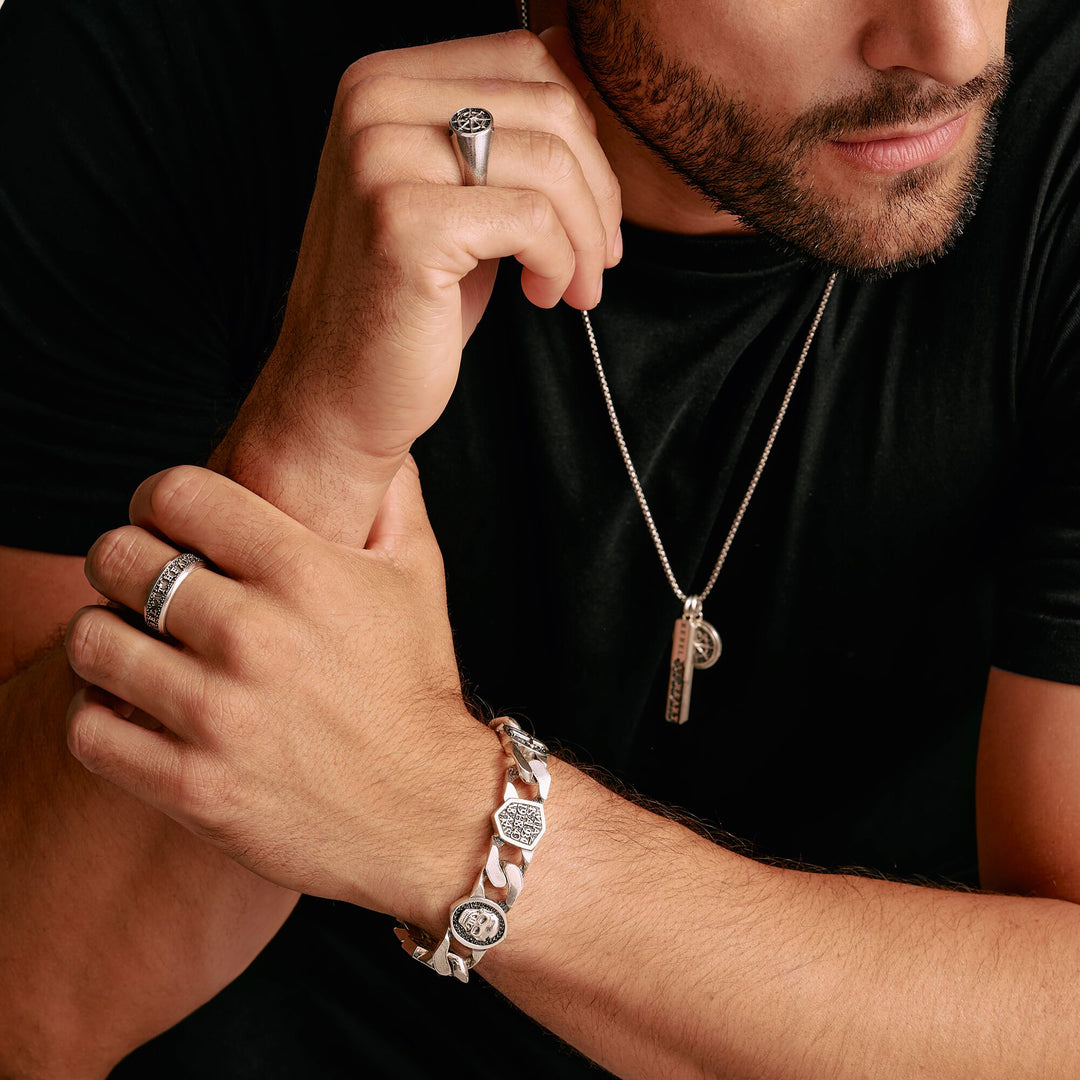Skull Bracelet Rebel Icons