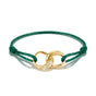 Textile bracelet Together green with zirconia | THOMAS SABO Australia
