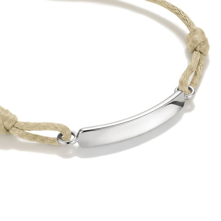 Textile bracelet beige | THOMAS SABO Australia