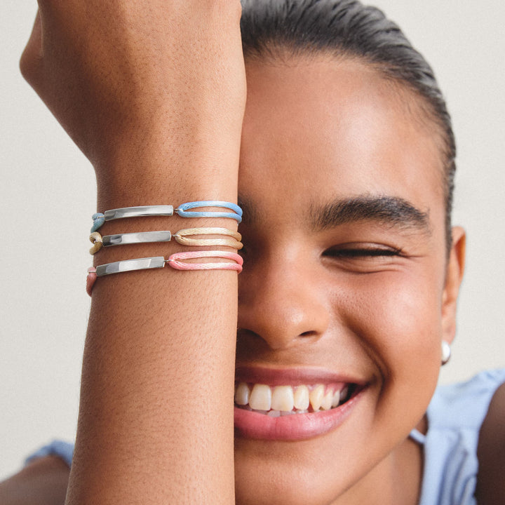 Textile bracelet beige | THOMAS SABO Australia