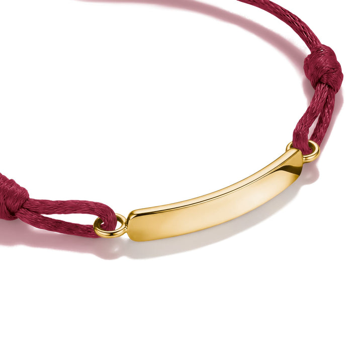 Textile bracelet red | THOMAS SABO Australia