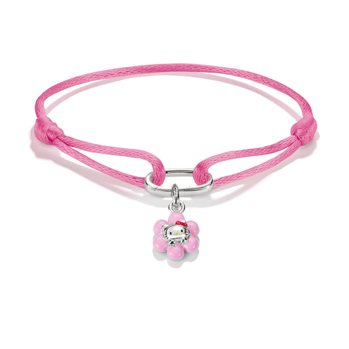 Hello Kitty Textile bracelet rosa mit Charm | THOMAS SABO AUSTRALIA