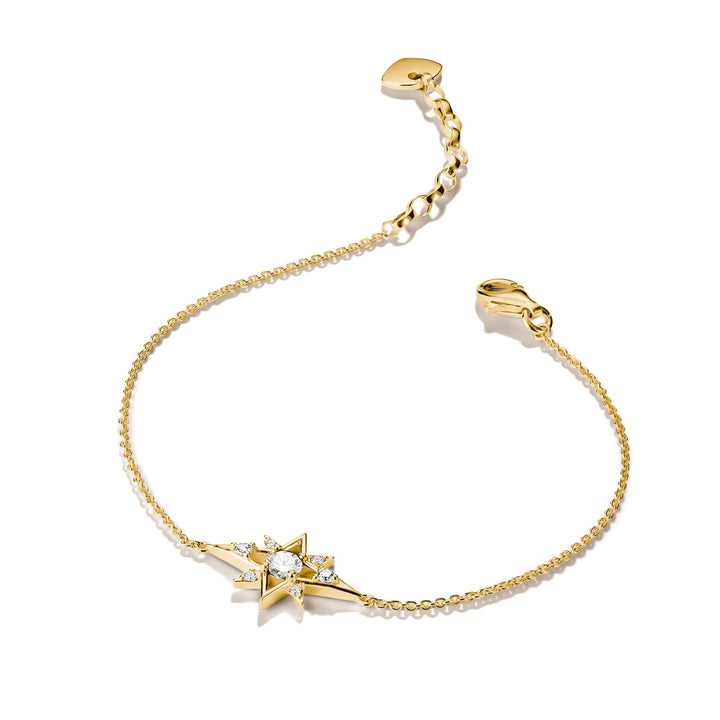 Bracelet star with zirconia