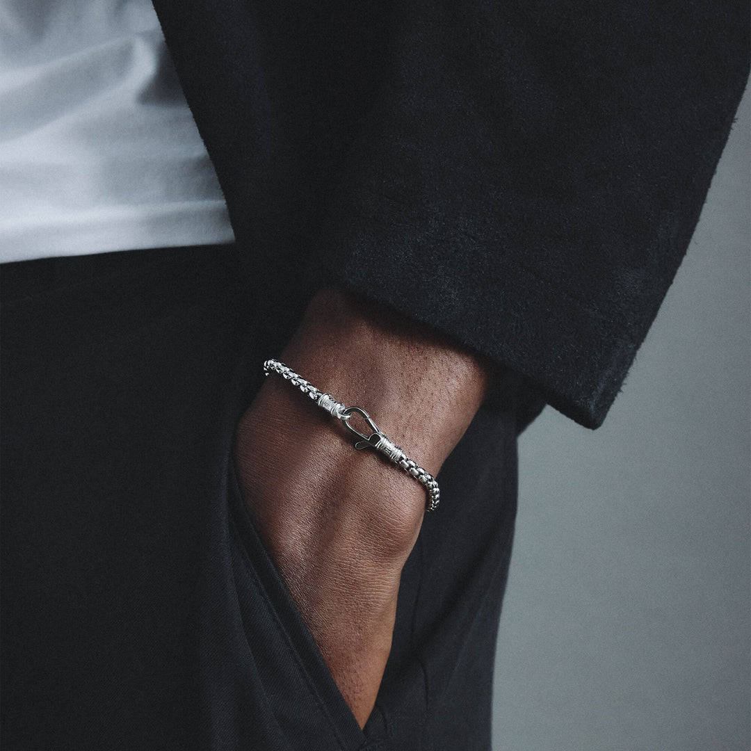 Stainless Steel Box Chain Bracelet 5.2mm