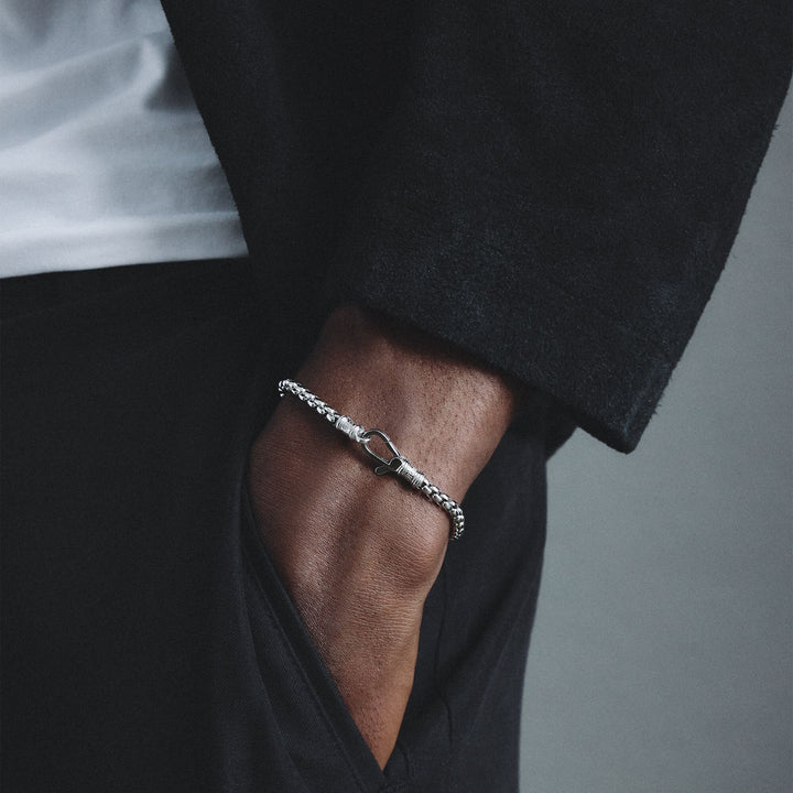 Stainless Steel Box Chain Bracelet 5.2mm