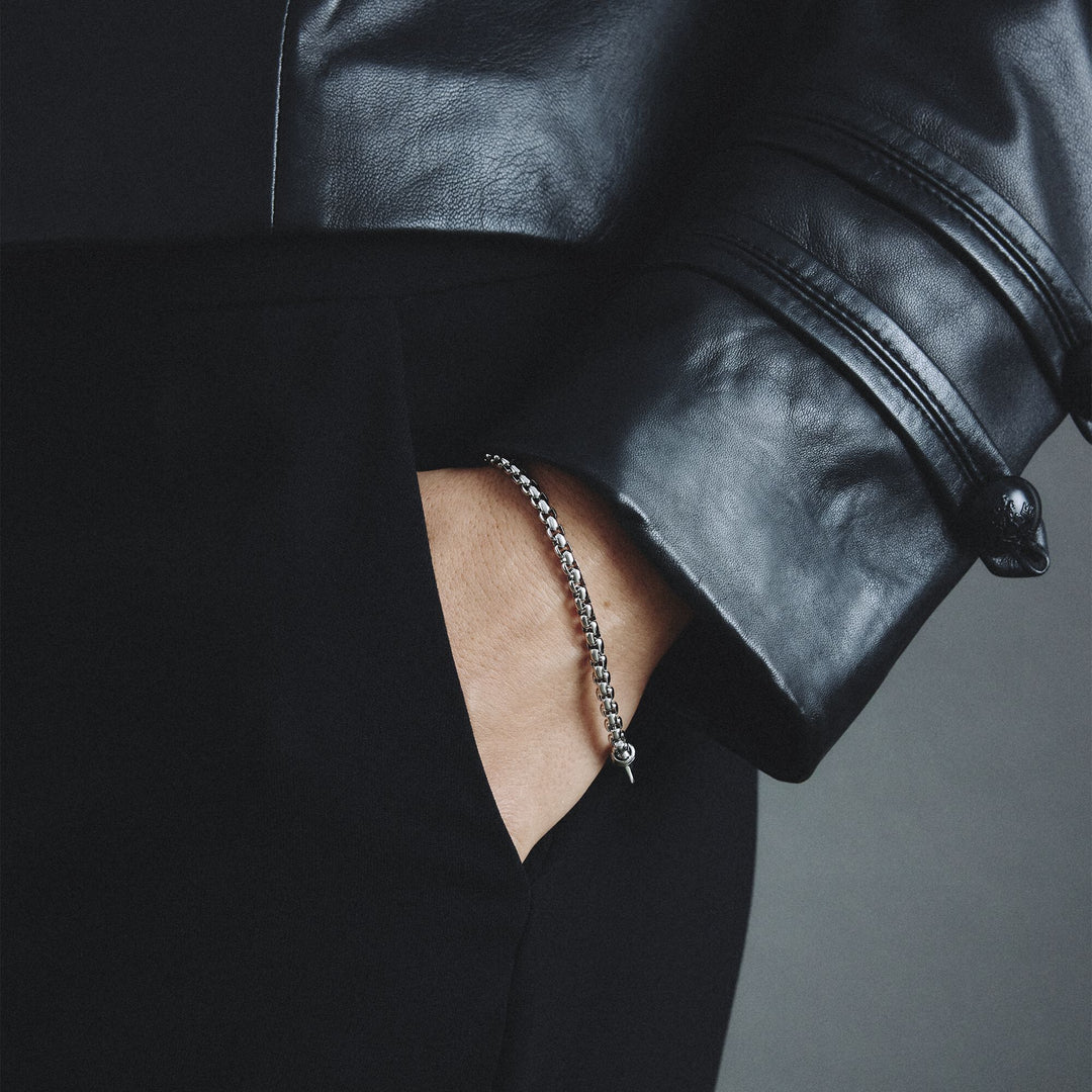 Stainless Steel Box Chain Bracelet 2.7mm