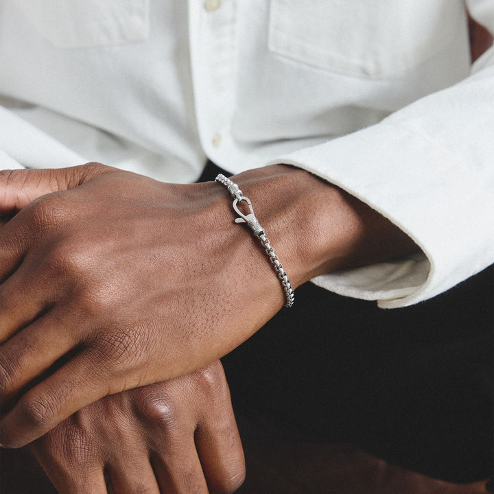 Stainless Steel Box Chain Bracelet 2.7mm