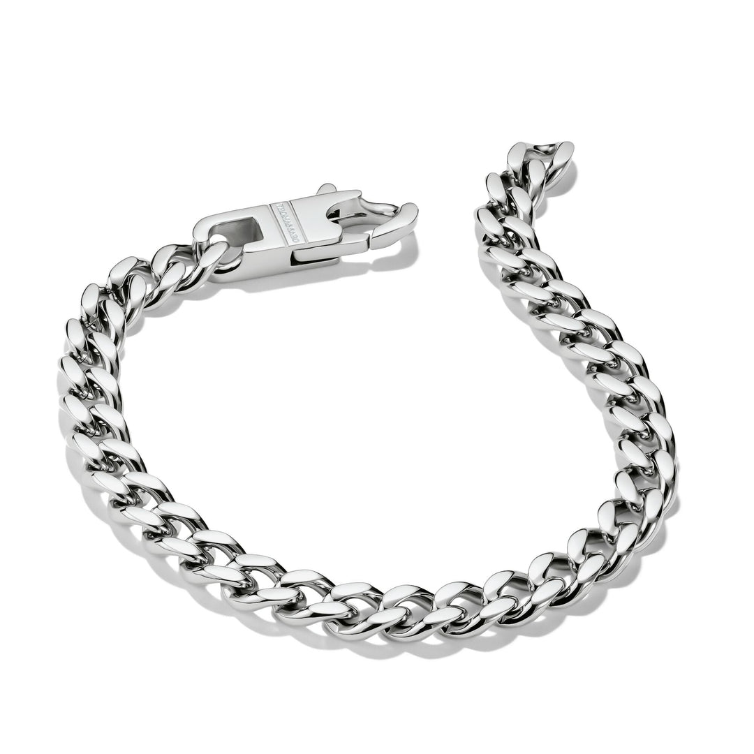 Stainless Steel Curb Chain Bracelet 7mm