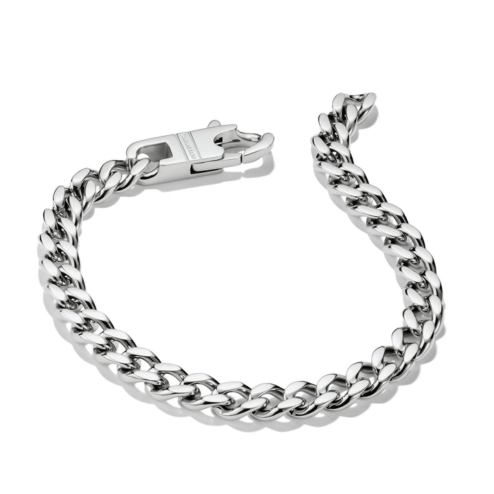 Stainless Steel Curb Chain Bracelet 7mm