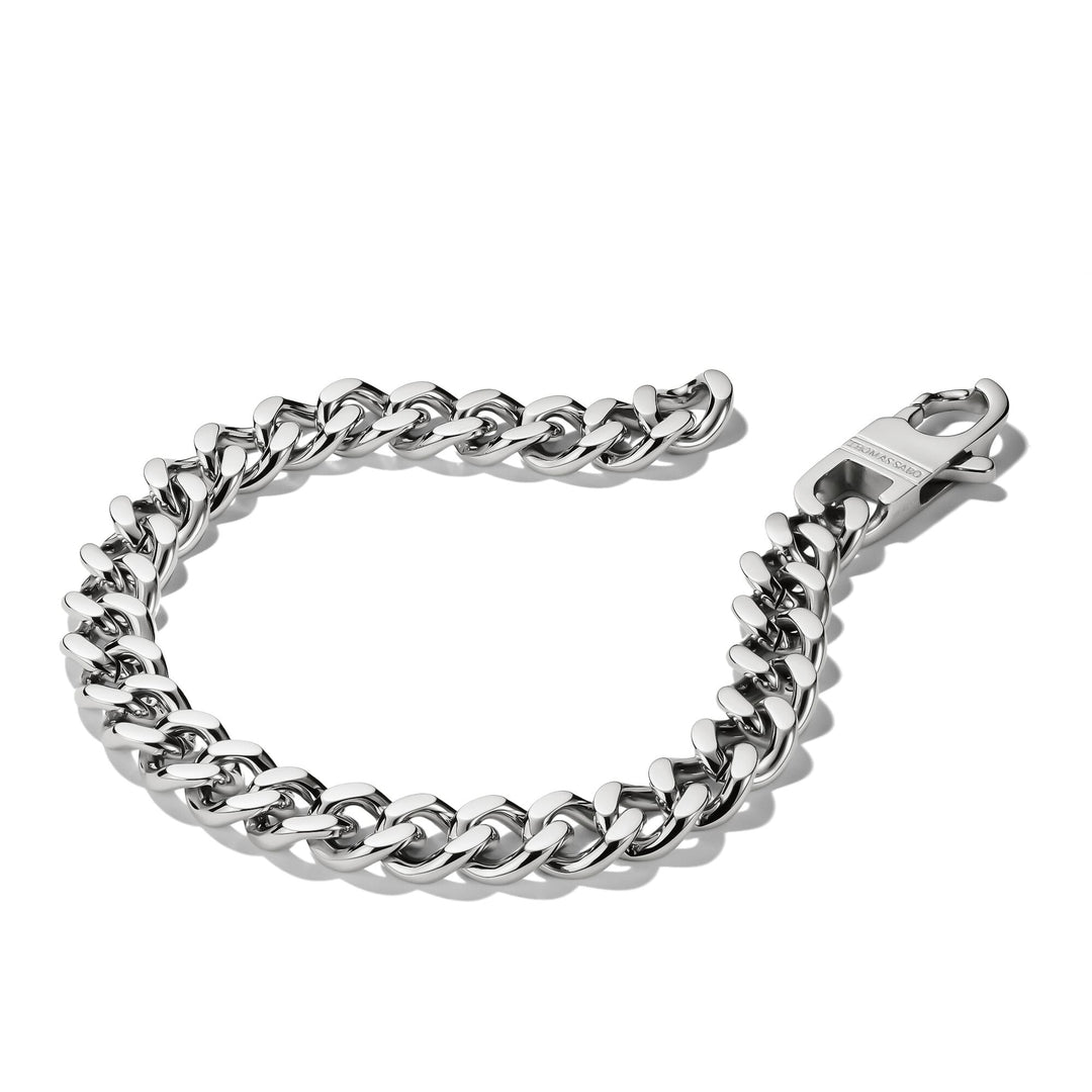 Stainless Steel Curb Chain Bracelet 9mm