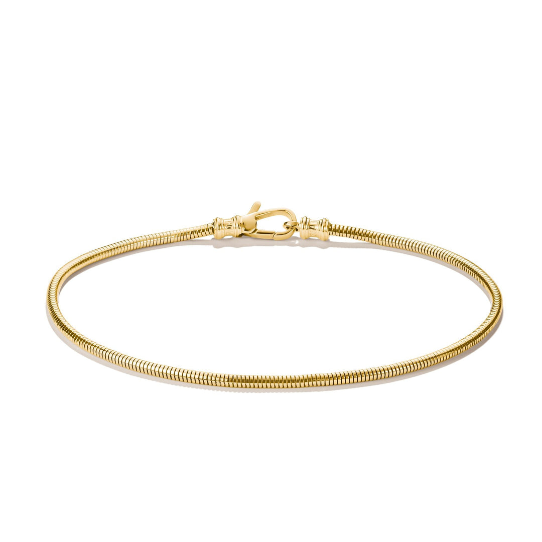 Gold-Tone Stainless Steel Snake Chain Bracelet 2mm | THOMAS SABO