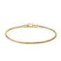 Gold-Tone Stainless Steel Snake Chain Bracelet 2mm | THOMAS SABO