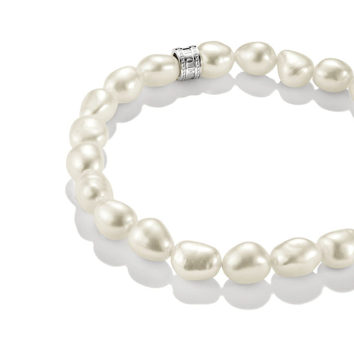 Stainless Steel Freshwater Pearl Bracelet