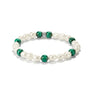 Stainless Steel Malachite and Freshwater Pearl Bracelet | THOMAS SABO