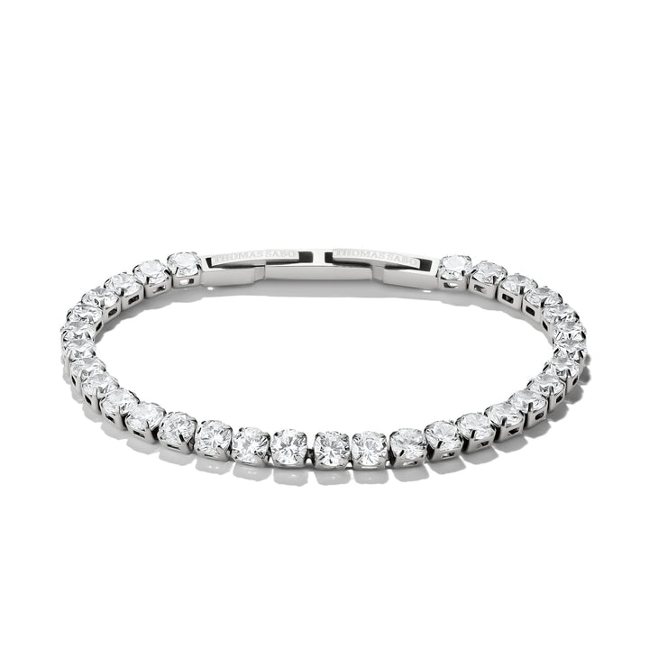 Stainless Steel Tennis Bracelet with White Zirconia | THOMAS SABO