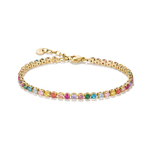 Tennis bracelet with multicoloured stones | THOMAS SABO Australia
