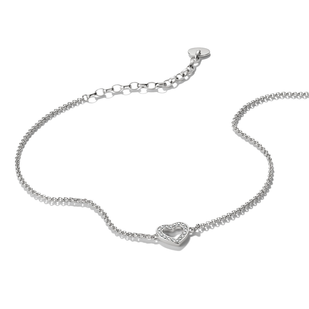 Anklet heart with zirconia | THOMAS SABO Australia
